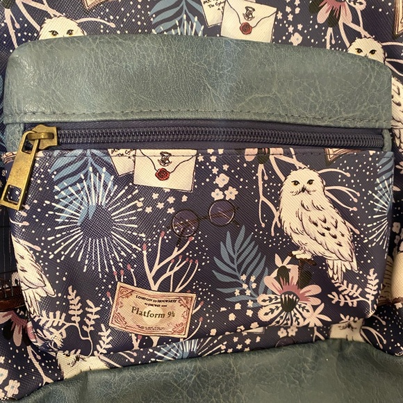 Warner Bros. Blue and White Harry Potter Backpack - Picture 6 of 7